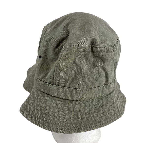 Vintage Gone Fishin’ Get Used To It Bucket Sun Hat L/XL 1990s Funny Gift Summer - Picture 5 of 14